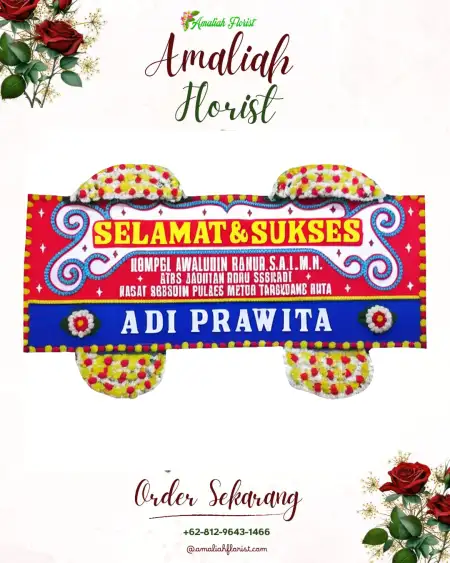 Papan Bunga Ucapan Selamat Kadolo